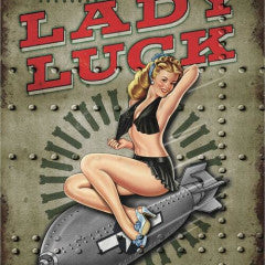 Tin sign - Lady Luck