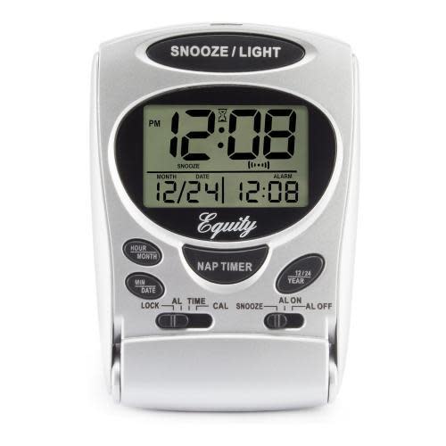 Alarm Clock L C D Digital Fold-up Travel