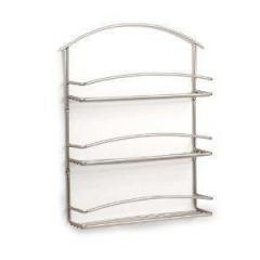 Spice Rack - Hanging Euro Satin Nickle