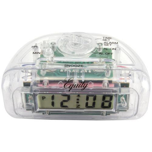 Alarm Clock L C D Clear