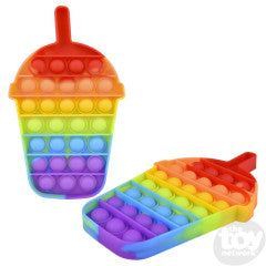 Bubble Popper Rainbow Frappe 7.5in (Sold Individually)