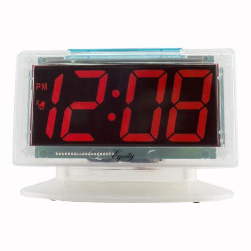 Alarm Clock - L E D Clear