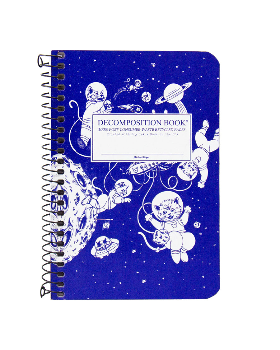 Decomposition Notebook - Pocket Spiral - Kittens In Space
