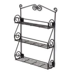 Spice Rack - Hanging Scroll Black