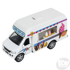 Diecast Pull Back Ice Cream Truck 5" (Sold Individually)