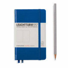 Notebook - Pocket (A6) - Hardcover - 187 Pages - Dotted / Royal Blue