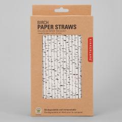 Drinking Straws - Paper - Birch Box of 144