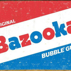 Tin sign- Bazooka Gum