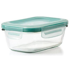 Food Storage Container Glass Smart Seal Rectangle 1.6cup