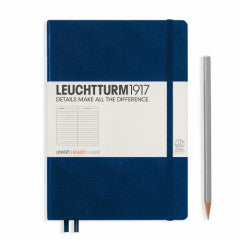Notebook - Medium (A5) - Hardcover - 251 Pages - Ruled / Navy