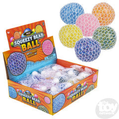 Squeeze Bead Mesh Ball 2.75" (Sold Individually)