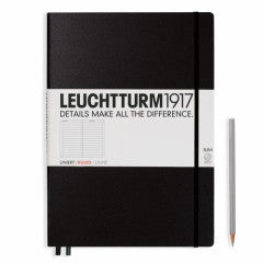 Notebook - Master Slim (A4+) - 123 Pages - Ruled / Black