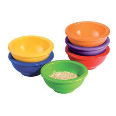 Pinch Bowl - Melamine 6 Piece Set Assorted Colors (Sold Individually)