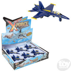 Diecast Pull Back Jet Blue Angel 6.5" (Sold Individually)