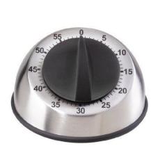 Kitchen Timer - 60 Minute Stainless Steel